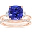 14K Rose Gold Sonata Diamond Ring with Luxe Ballad Diamond Ring (1/4 ct. tw.)