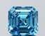 2.00 Ct. Fancy Vivid  Blue Asscher Lab Grown Diamond