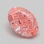 1.09 Ct. Fancy Vivid Pink Oval Lab Grown Diamond