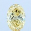 2.02 Ct. Fancy Yellow Oval Lab Grown Diamond