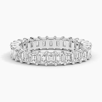 Emerald Eternity Lab Diamond Ring (2 ct. tw.)