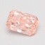0.82 Ct. Fancy Vivid Pink Radiant Lab Grown Diamond