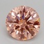 2.52 Ct. Fancy Intense Pink Round Lab Grown Diamond