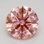1.83 Ct. Fancy Vivid Pink Round Lab Grown Diamond