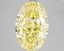 5.19 Ct. Fancy Vivid Yellow Oval Lab Grown Diamond