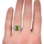 The Yesenia Ring, smallzoomed in top view on a hand