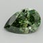1.52 Ct. Fancy Vivid Pacific Green Pear Lab Grown Diamond