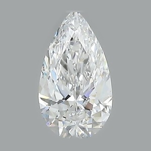 Pear diamond — real photo