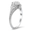 The Deane Ring, smalltop view on a hand