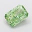 3.04 Ct. Fancy Vivid Green Radiant Lab Grown Diamond