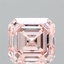 3.27 Ct. Fancy Intense Pink Asscher Lab Grown Diamond