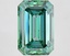 5.09 Ct. Fancy Vivid Green Emerald Lab Grown Diamond