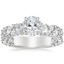 18K White Gold Glacé Diamond Ring (3/4 ct. tw.), smalltop view