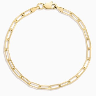 Devon 7 in. Paperclip Chain Bracelet (Small)