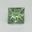 1.00 Ct. Fancy Vivid Pacific Green Princess Lab Grown Diamond