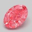 3.09 Ct. Fancy Vivid Pink Oval Lab Grown Diamond