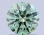 1.05 Ct. Fancy Vivid Green Round Lab Grown Diamond