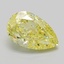3.04 Ct. Fancy Intense  Yellow Pear Lab Grown Diamond