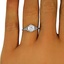 The Dorset Ring, smalltop view on a hand