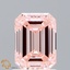 1.51 Ct. Fancy Intense Pink Emerald Lab Grown Diamond
