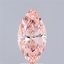 2.01 Ct. Fancy Vivid Pink Marquise Lab Grown Diamond