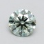 1.03 Ct. Fancy Intense Green Round Lab Grown Diamond
