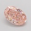 1.04 Ct. Fancy Vivid Pink Oval Lab Grown Diamond