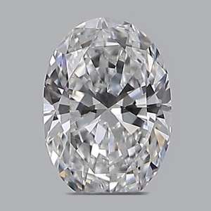 Oval diamond — real photo