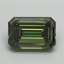 7.86 Ct. Fancy Vivid Green Emerald Lab Grown Diamond