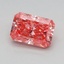 0.76 Ct. Fancy Vivid Pink Radiant Lab Grown Diamond