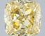 3.08 Ct. Fancy Intense  Yellow Cushion Lab Grown Diamond