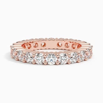 Eternity Diamond Ring (2 ct. tw.) in 14K Rose Gold