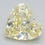 1.85 Ct. Fancy Yellow Heart Lab Grown Diamond