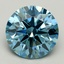 2.77 Ct. Fancy Vivid Blue Round Lab Grown Diamond
