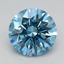 1.85 Ct. Fancy Vivid Blue Round Lab Grown Diamond
