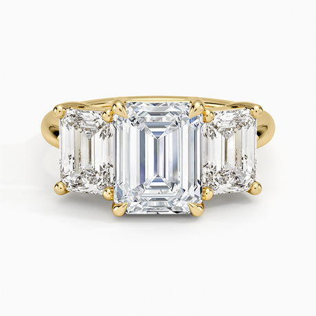 18K Yellow Gold Luxe Rhiannon Three Stone Diamond Ring (1 1/10 ct. tw.)