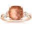14K Rose Gold Willow Diamond Ring (1/8 ct. tw.), smalltop view