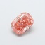 1.52 Ct. Fancy Vivid Brownish Orange Cushion Lab Grown Diamond