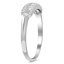 The Catina Ring, smalltop view on a hand