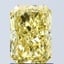 1.56 Ct. Fancy Vivid Yellow Radiant Lab Grown Diamond