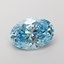3.07 Ct. Fancy Blue Oval Lab Grown Diamond