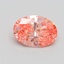 1.11 Ct. Fancy Vivid Pink Oval Lab Grown Diamond