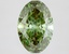 2.05 Ct. Fancy Vivid Green Oval Lab Grown Diamond