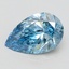2.00 Ct. Fancy Vivid Blue Pear Lab Grown Diamond
