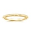 18K Yellow Gold Jade Trau Satin Esthética Ring, smalltop view