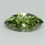 1.00 Ct. Fancy Vivid Green Marquise Lab Grown Diamond