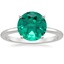 Platinum Four-Prong Comfort Fit 1.5mm Ring, smalltop view