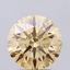 2.36 Ct. Fancy Brownish Yellow Round Lab Grown Diamond