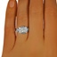 The Corinthia Ring, smalltop view on a hand