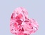 0.71 Ct. Fancy Vivid Pink Heart Lab Grown Diamond